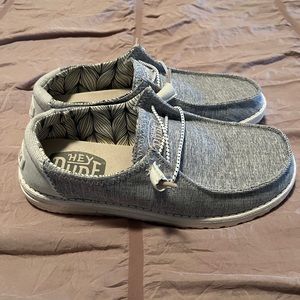 Hey Dude Ladies size 9  Light Blue worn 2 times just wrong size for me